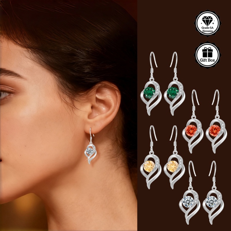Men's Minimalist 5A Zirconia Earrings